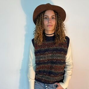 Vintage French Connection MO.2 Sweater Vest | Late 80s Early 90s | Size L